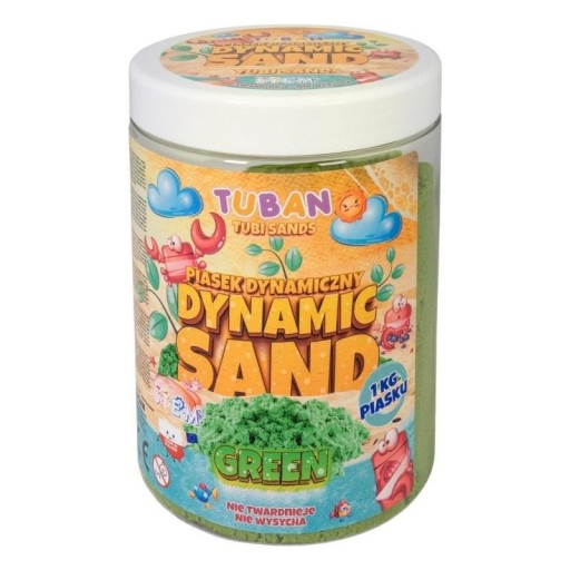 DYNAMICKÝ ZELENÝ PIESOK 1KG
