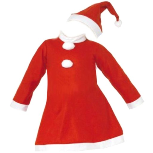 KOSTÝM SNEHULIENKA 7-9L SANTA VIANOČNÝ