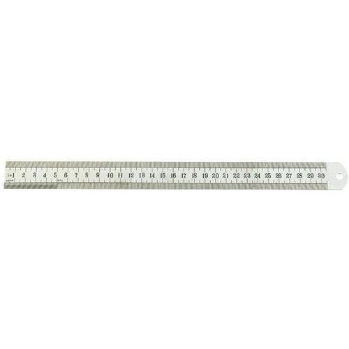 Lineárne pravítko Topex, 30 cm, nerez