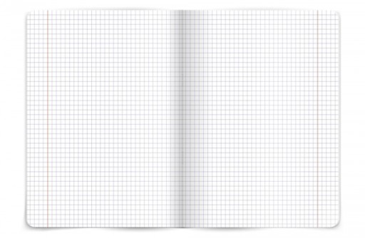 Zápisník A4, 60 listov, mriežka, Matematika TOP 2000