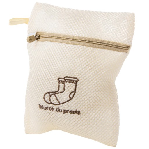 NET TAŠKA PRACÍ KOŠÍK NA PRANIE SPODNÉHO PRÁDLA PONOŽKY 20,5X16,5CM
