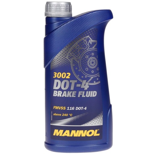 Brzdová kvapalina MANNOL 3002 DOT4 1L