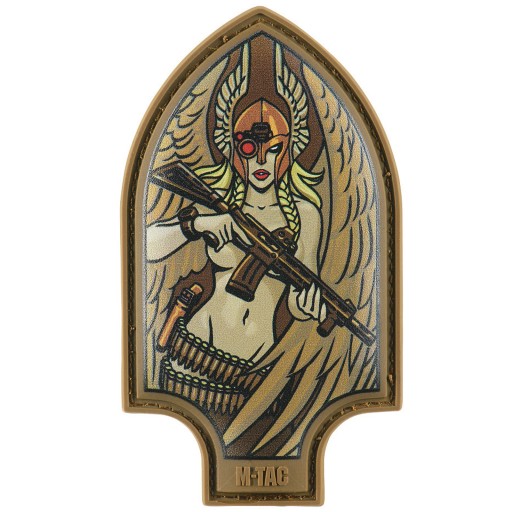 NÁŠIVKA NA VELCRO VALKYRIE SPEAR M-TAC NÁŠAŤ NA MORÁLKY PVC TLAČENÝ COYOTE