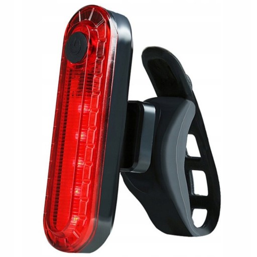 BICYKEL ZADNÁ LAMPA LED 50lm USB 4 REŽIMY SVETLOVKA VODEODOLNÁ VÝKONNÁ