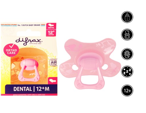 DYNAMICKÝ ORTODONTICKÝ cumlík DIFRAX 12+ m