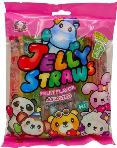 Animal Friends Jelly Slamky Ovocná zmes Želé 400g ABC