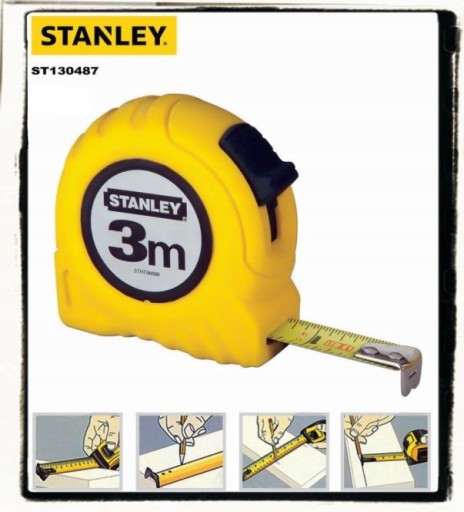 STANLEY METAL ROLLING RULE 3M II TRIEDA PRESNÉ