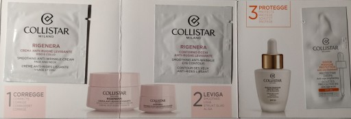 Rutinná sada vzoriek na tvár Collistar Rigenera