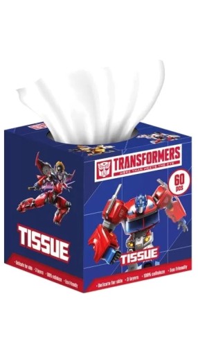 AHA Transformers neparfumované vreckovky, 3 vrstvy. 60 ks.