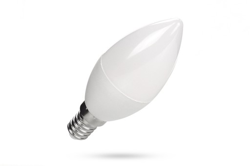 4x LED ŽIAROVKA ÚSPORA E14 OBRAZOVKA 8W 640lm 3000K TEPLÁ BIELA FARBA