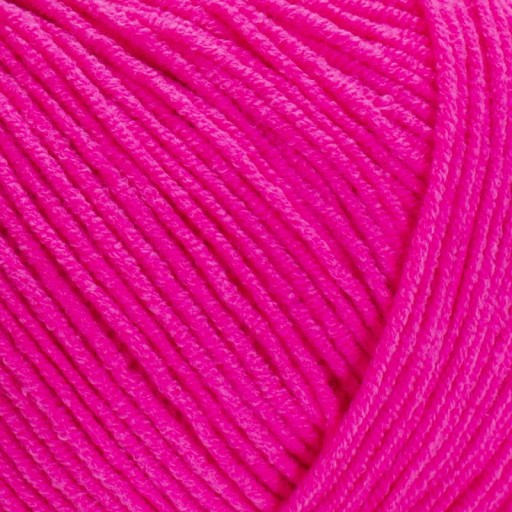 Priadza YARNART JEANS 59, neónová ružová