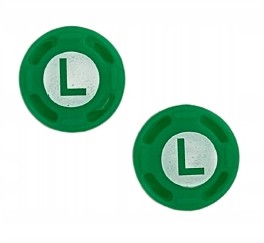 GUMA PREKRÝVKY ANALOGOVÝ NINTENDO SPÍNAČ LUIGI 2 KS
