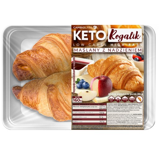 KETO NÍZKOsacharidové KRÍŽKY bez cukru, masla, 2 ks. Produkty ketogénnej diéty