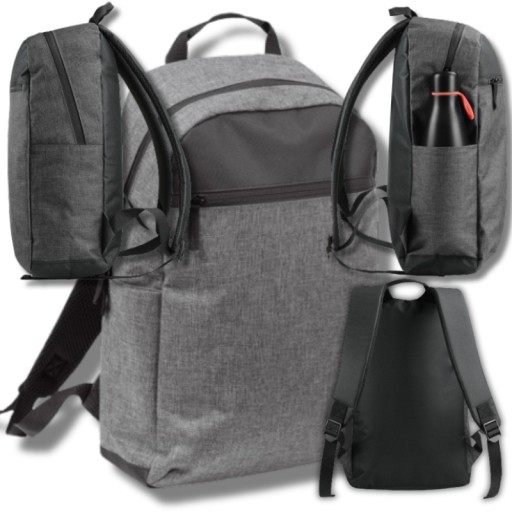UNIVERZÁLNY PÁNSKÝ DÁMSKY ŠKOLSKÝ TURISTICKÝ BATOH NA LAPTOP URBAN GREY