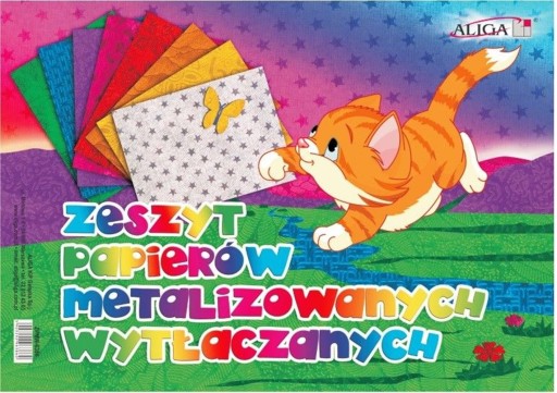 zápisník 25x35 metalizovaných razených papierov | ZPMW-6386