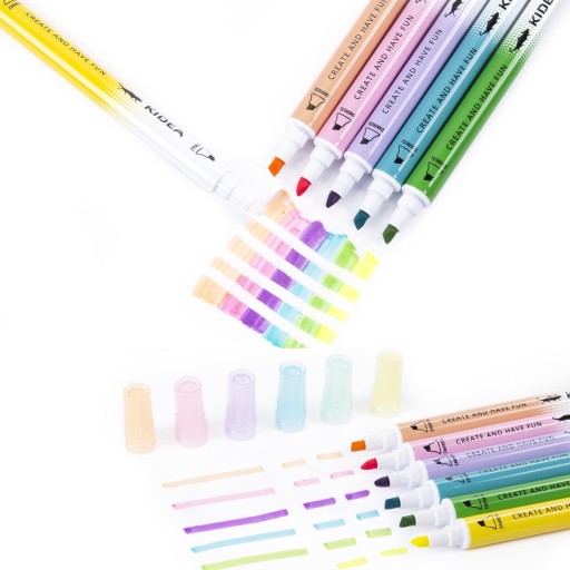 Kidea Erasable Pastel Highlighters 6 ks Pisa