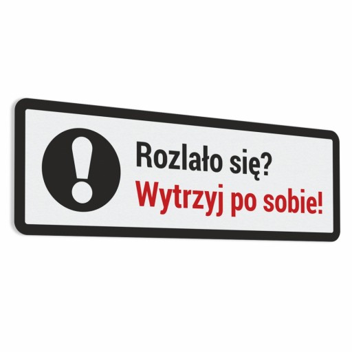 Vylialo sa to? Utri sa po sebe! - nálepka 5x15
