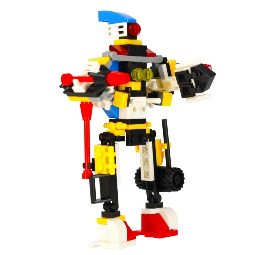 STAVEBNÉ BLOKY pre CHLAPKOV 6 rokov 40 prvkov ROBOT 3v1 alleBLOX