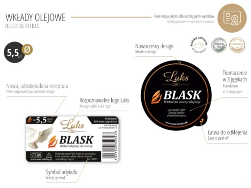 Olejová vložka na sviečky 3,5 dňa