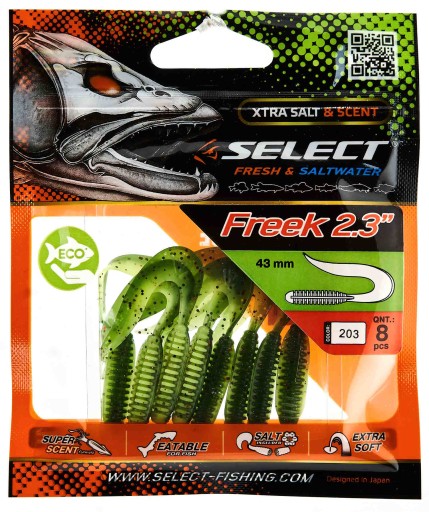 Guma, twister Select Freek 4,3 cm - 203 - 4 ks.