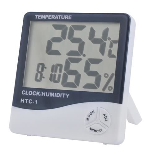 DIGITÁLNY TEPLOMER vlhkomer HODINY METEOSTANICA