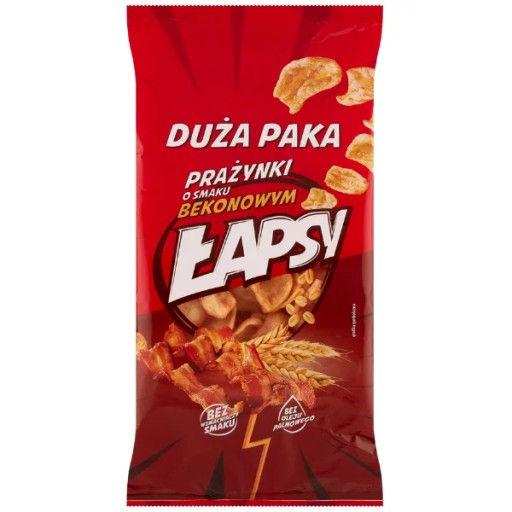 Łapsy Prażynki s príchuťou slaniny 120 g