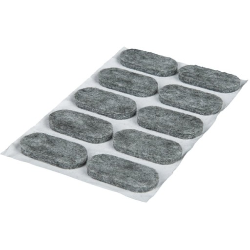 Plstené podložky pod nábytok, plsť 20x44