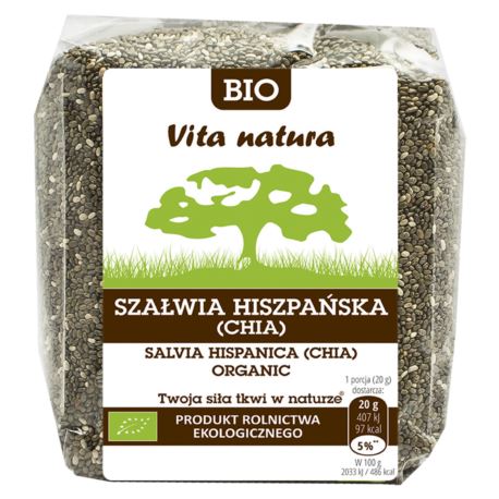 CHIA šalvia ŠPANIELSKÁ BIO 200G VITA NATURA
