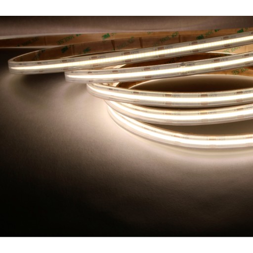 COB STRIP 480LED/M IP67 4000K NEUTRÁLNY 9W/mb DC12V / 1 METER NEVYPNUTÉ SVETLO