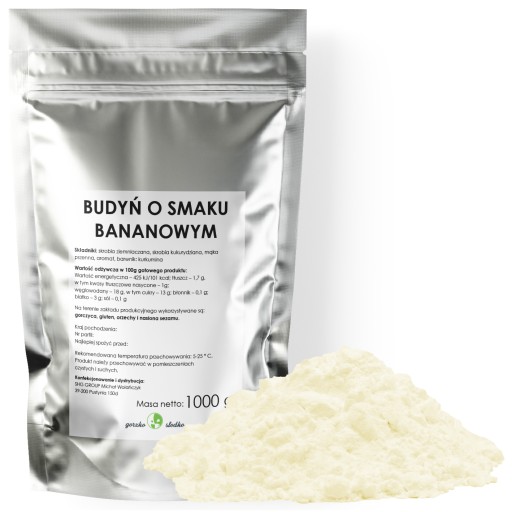 BANÁNOVÝ PUDDING puding práškový 1kg