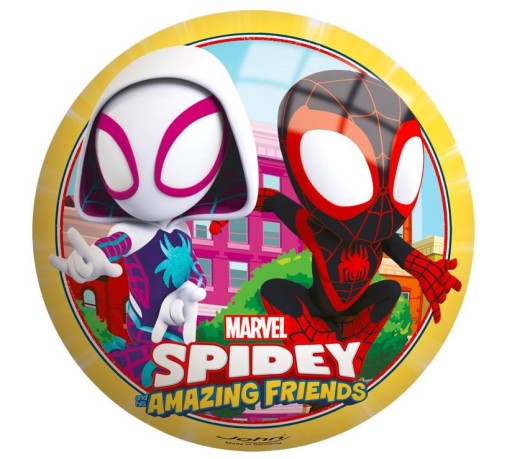 SPIDERMAN GUMOVÁ LOPTA farebná 23cm SIMBA stredná LOPTIČKA pre deti