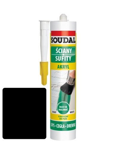 SOUDAL Čierny akryl 280 ml