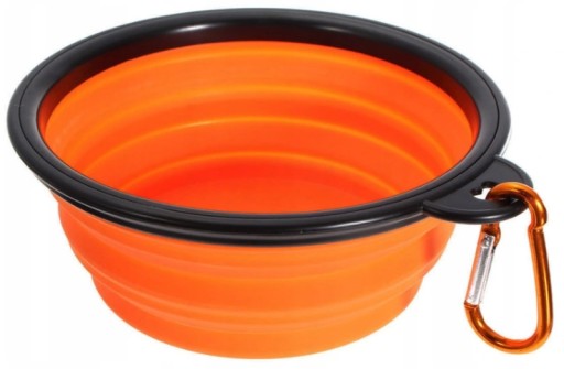 SILIKÓNOVÁ SKLADACIA CESTOVNÁ MISKA PRE PSOV, 13 cm