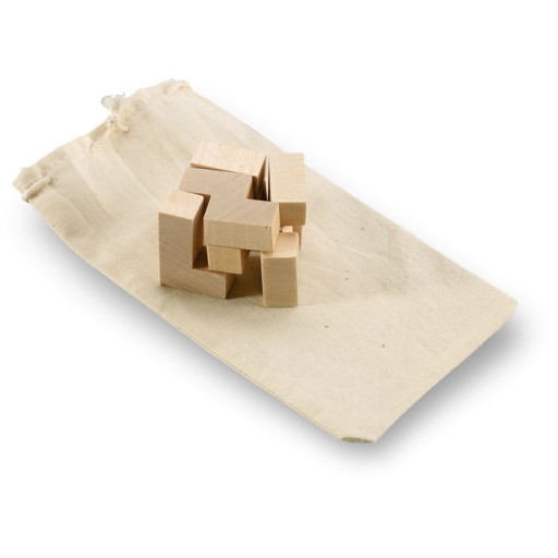 DREVENÁ KOCKA 3×3×3 7 ELEMENTOV