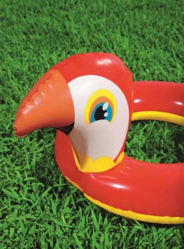 PARROT, ľahký nafukovací krúžok na plávanie pre deti