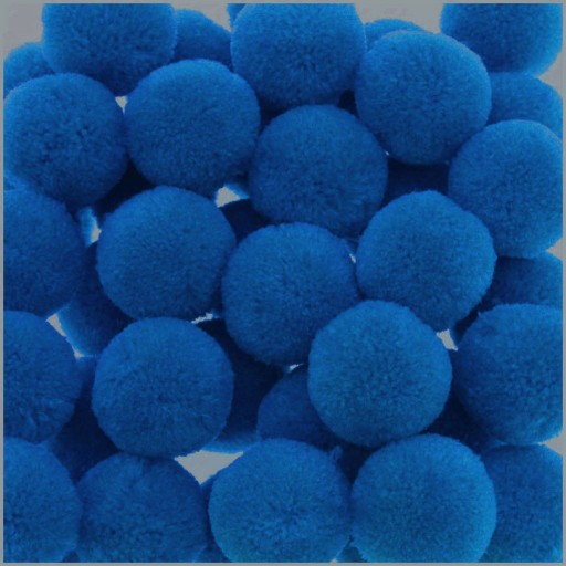 MG Pompon 4,5 cm Guľa 100% Akryl SAFÍR