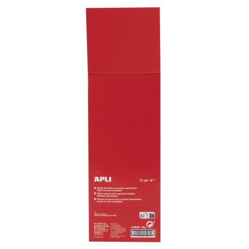 Ergonomické nožnice Apli Kids 21 cm