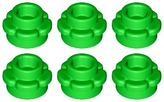 LEGO RASTLINA 24866 KVET svetlozelená NOVINKA (1g) 6 ks.