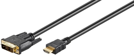 DVI-D (18+1) Single Link - HDMI kábel Goobay 1m