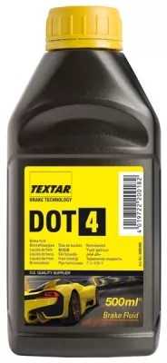 DOT4 BRZDOVÁ KVAPALINA 500ML TEXTAR
