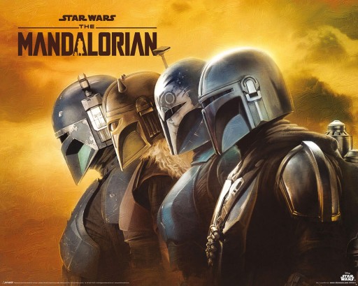 Plagát Mandalorian Creed 50x40 cm na stenu