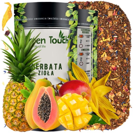 ROOIBOS čaj ananás vanilka mango papája 50g