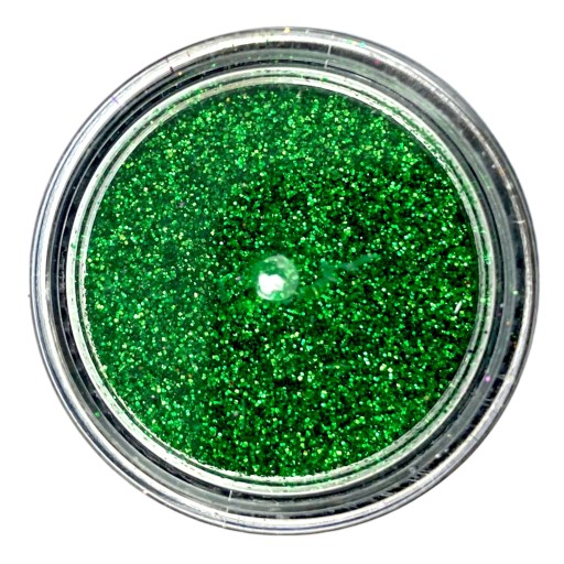 Voľné zelené trblietky na ZDOBENIE TVÁRE TELA PERY VLASY Greens Lime