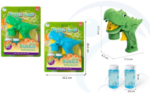 STROJ NA BUBLINY STROJ NA MYDLOVÉ BUBLINY DINOSAUR