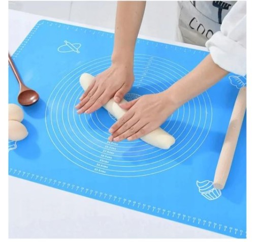 PODLOŽKA SILIKÓNOVÁ DOSKA VEĽKÁ PODLOŽKA XXL TORTY KUCHYŇSKÁ PODLOŽKA MER.