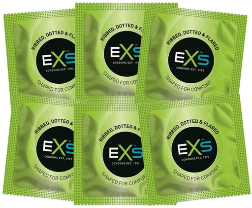 EXS Extreme 3v1 rebrované kondómy 25 ks.