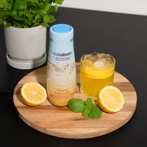 Zakalená limonáda SodaStream 440ml koncentrát na sýtenú vodu sýtenú oxidom uhličitým