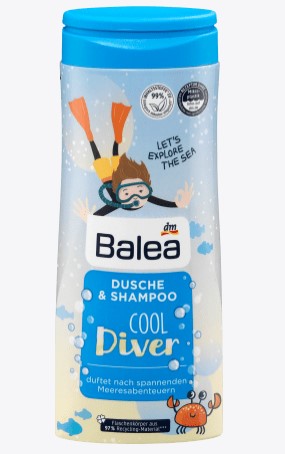 Balea Sprchový gél a šampón 300ml Nemecko