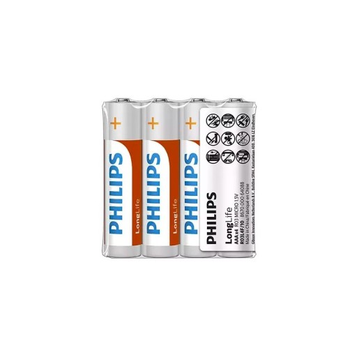 Zinko-uhlíková batéria R03 / AAA LongLife 4 ks