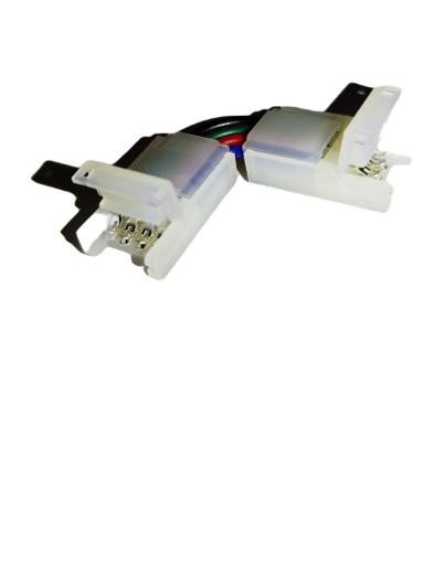 RGB LED 4PIN 10mm L 90 uhlový konektor